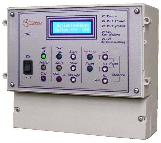 BAC zur Wandmontage Automatische Batterie Überwachung