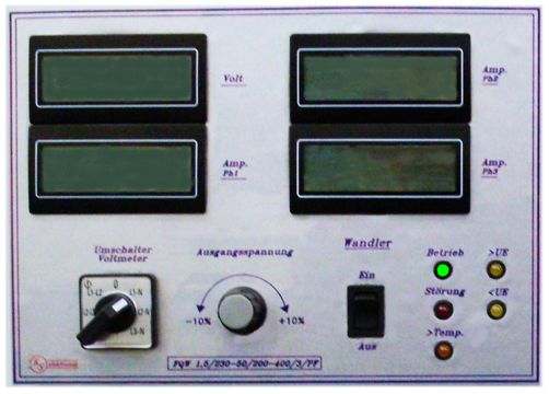 Standard Bedienfront 3-Phasig Anzeige Frequenzwandler
